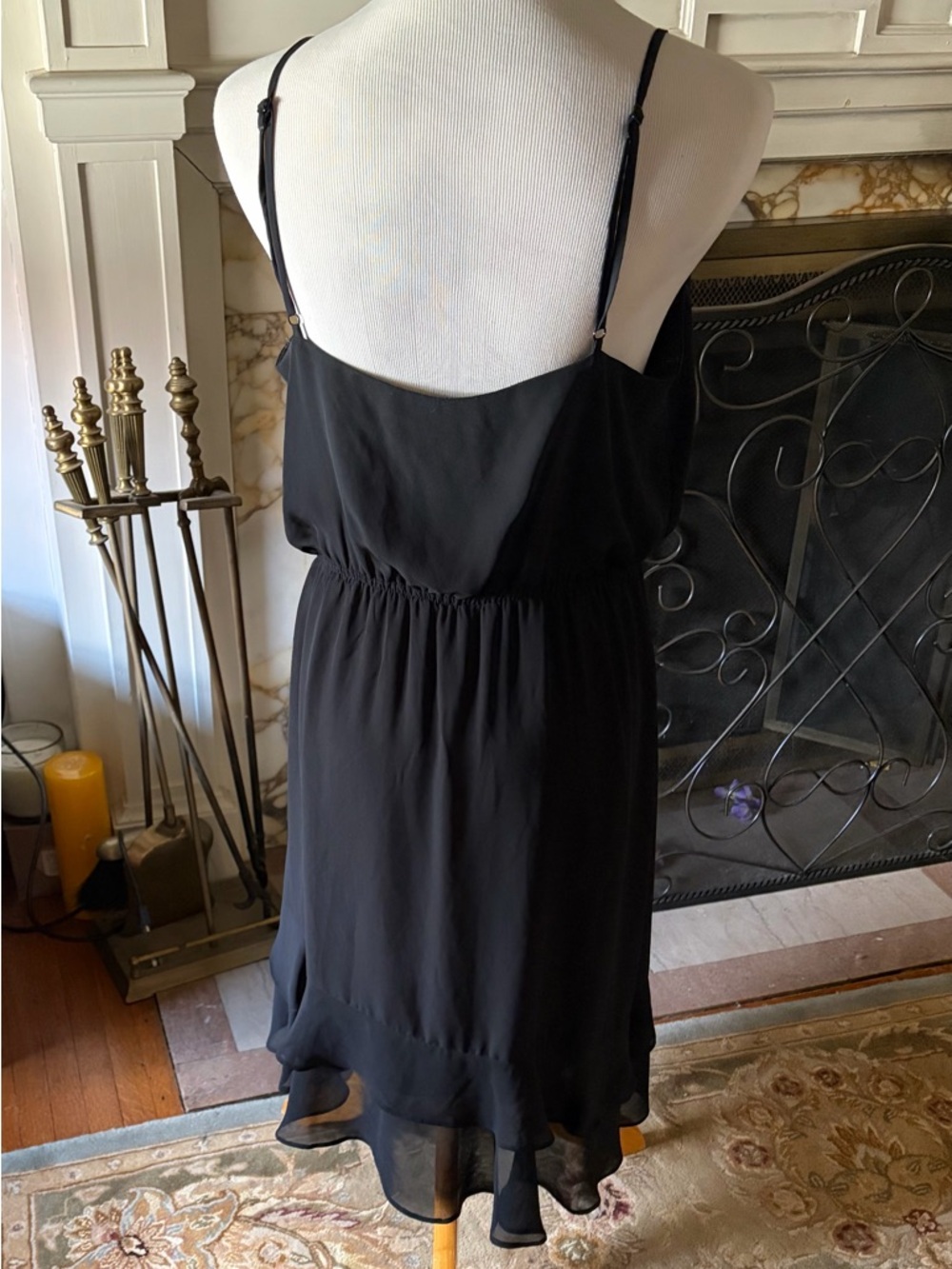 BCBGeneration Black One-Shoulder Ruffle Evening Dress - Picture 5 of 5